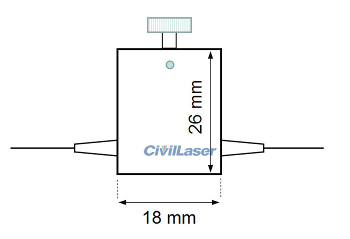 PM fiber attenuator